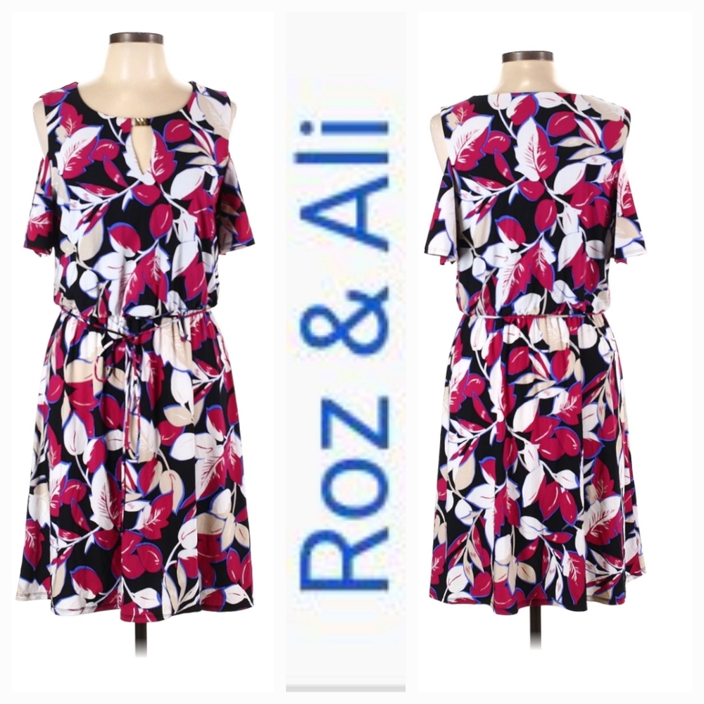Roz & Ali Cold Shoulder Dress